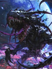 monster with tentacles