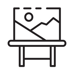 Art Canvas Creative Line Icon