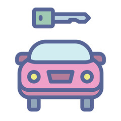 Car Key Icon