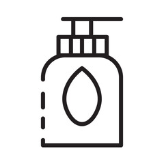 Care Hygiene Liquid Line Icon