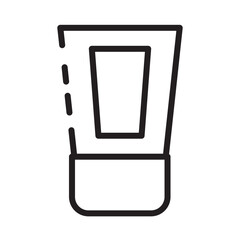 Beauty Care Cosmetic Line Icon