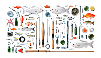 concept new fishing surreal creativity man ideas illustration idea energy bulb success abstract advertising art brain bright business catching communication conceptual connect creative dark electric