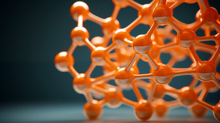 Molecule model structure science and medical concept background.