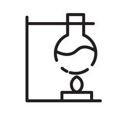 Chemical Chemistry Filter Line Icon