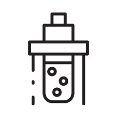 Analysis Chemical Business Line Icon