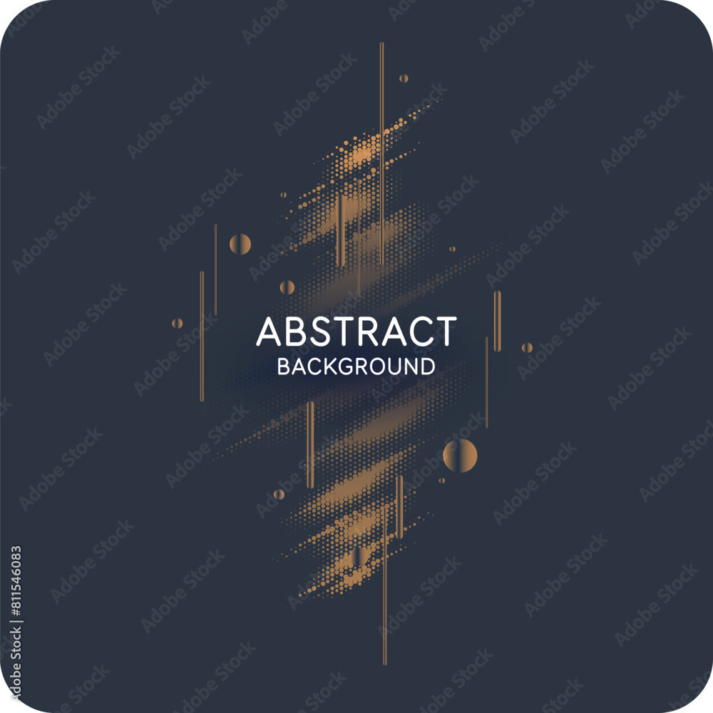Poster abstract background with dynamic lines. vector illustration in flat minimalistic style
