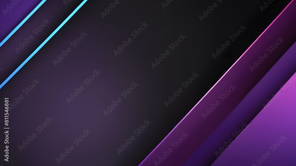 Poster purple light and dark grey metallic overlap background design