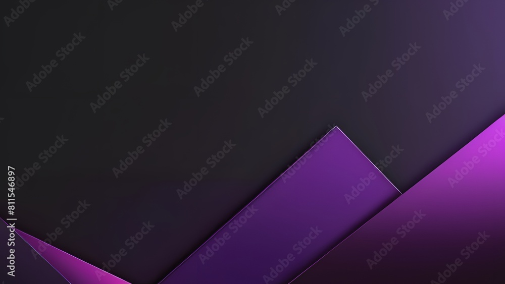 Poster purple light overlapping with dark grey metallic in abstract design