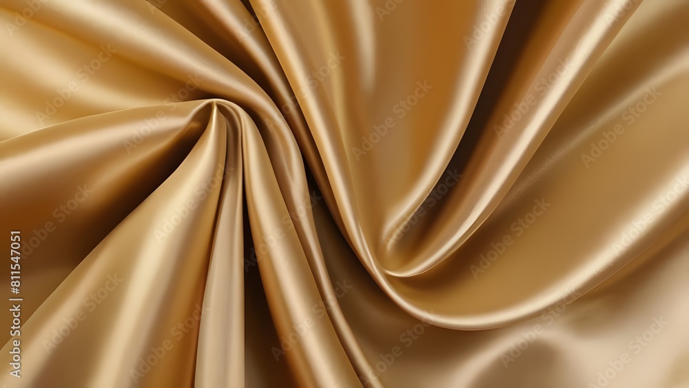 Poster macro image capturing the intricacies of a gold textile