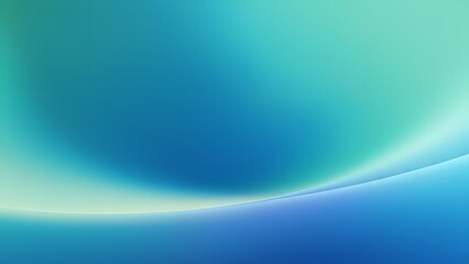 Fototapeta premium Soft blue and green gradient background with smooth transition