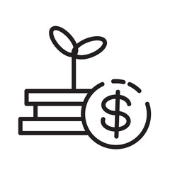 Finance Investing Investment Line Icon