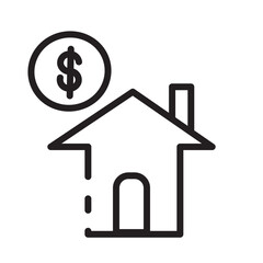 Asset Property Home Line Icon