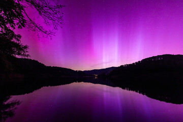 Nordlichter über der Schweiz