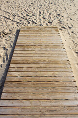 Entrance of beach walkway