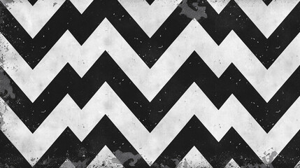 Crisp monochrome chevron pattern, highlighting intricate details. Perfect for repeating wallpaper...