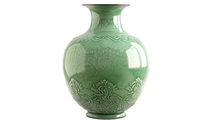 beautiful vase isolated on transparent background 