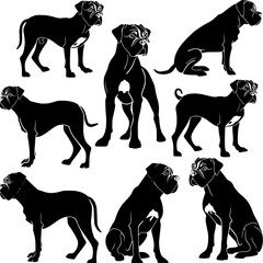 Dog vector, line art Dog, Dog outline, Dog svg, Dog png, Dog illustration, Labrador Retriever Dog, German Shepherd Dog, Golden Retriever Dog, Bulldog Dog, Beagle Dog, Poodle Dog, Boxer Dog, Dachshund 