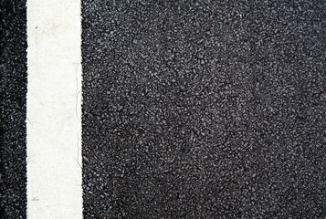 Fototapeta premium white line on the road texture.