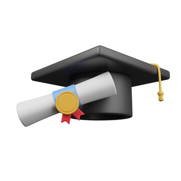3d illustration of achievement reward 3d icon of toga hat