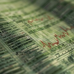 RecordHigh Index Financial Newspaper Headline Showcasing Unprecedented Market Growth