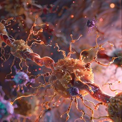 D Series Depicting Insulins Impact on Brain Synaptic Plasticity and Network Activity