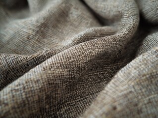 Close-Up of Woven Fabric Texture
