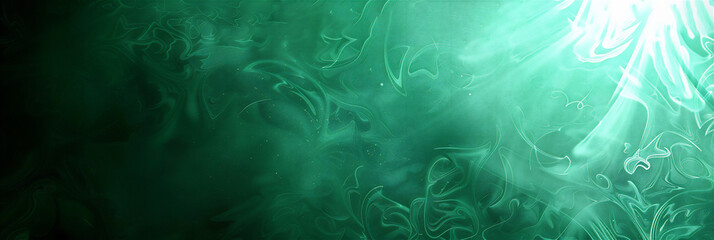 green underwater scene with bubbles for background
