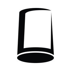 Circle cylinder logo icon template