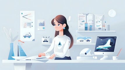 Hobbyist surrounded by an array of model kits and tools