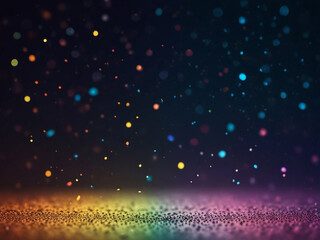 Coloring glow water wet effect confetti abstract background with ai generative 