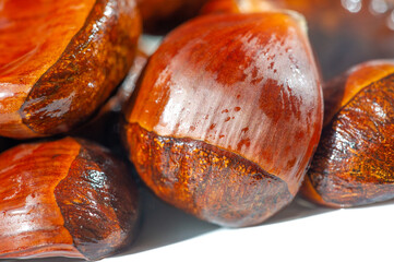 Unleash the nostalgia of cool evenings and crackling fires as you gaze upon the plump chestnuts...