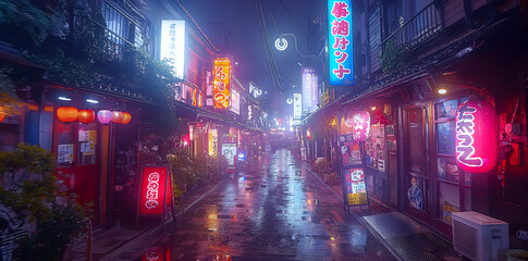 christmas lights in the city