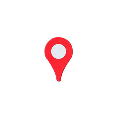 location icon isolated on white background. Vector illustration.