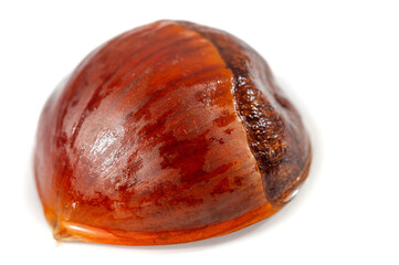 Enjoy the beauty of chestnut as the centerpiece. Natural tones and a clean white background create...