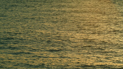 Never Endless Sea Water Surface View And Sun Blaze. View Of The Water Surface. Light - Natural...