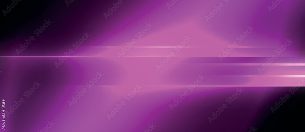 Poster a vibrant purple light beam is illuminating a dark black background, creating a mesmerizing contrast