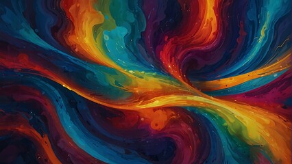 Abstract colorful background Color Flow Series Stream of Creativity