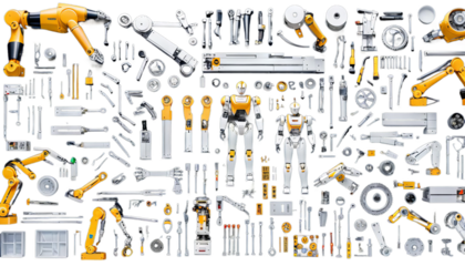 skilled contemporary facility efficiency industrial arms production workers robotic symphony superior clarity ballet intricate precision factory manufacturing advanced craftsmanship modern industry