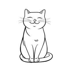 cat vector, line art cat, cat outline, cat svg, cat png, cat illustration, Persian cat, Siamese, Maine Coon, Persian, Ragdoll, Bengal, Scottish Fold, Sphynx, Abyssinian, Russian Blue, Norwegian Forest