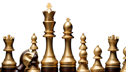 individual gold image unique concept out panoramic standing pawn think different chess crowd leader leadership authority business team teamwork work management lead wood manpower leverage development