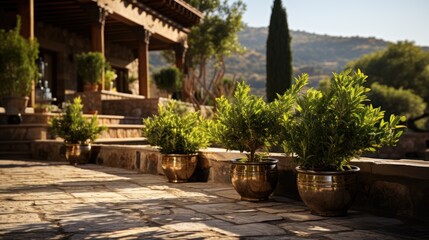 garden in the village