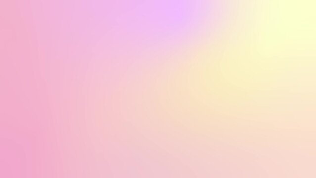 Abstract Gradient pink purple yellow light moving color background