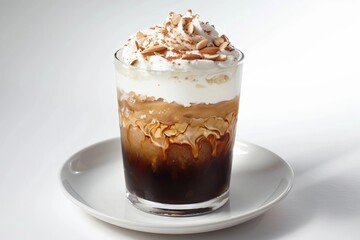 Nutty and Indulgent Almond-Coffee Slushie with Sweetened Condensed Milk