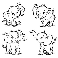 Elephant SVG, Elephant Svg, Elephant Clipart, Doodle Animal Svg, Doodle Elephant Svg, Cute Elephant Svg, Elephant Png, Elephant Vector, Jungle Animal Svg, Cute Baby Elephant Svg, Elephant Outline Svg,