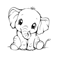 Elephant SVG, Elephant Svg, Elephant Clipart, Doodle Animal Svg, Doodle Elephant Svg, Cute Elephant Svg, Elephant Png, Elephant Vector, Jungle Animal Svg, Cute Baby Elephant Svg, Elephant Outline Svg,