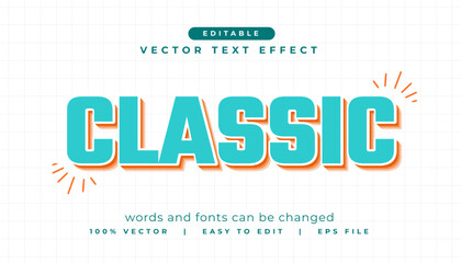modern classic lettering in text edit style