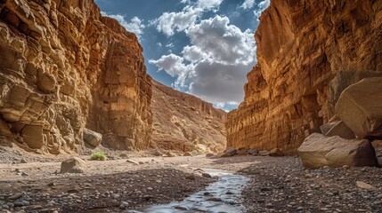 Todra Gorge Morocco, HDR three exposures,