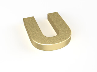 Gold letter U © Julydfg