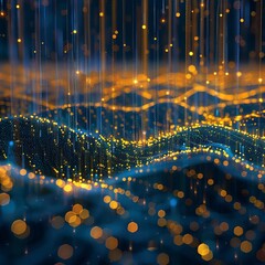 Golden Waves in Data Lake Visualization