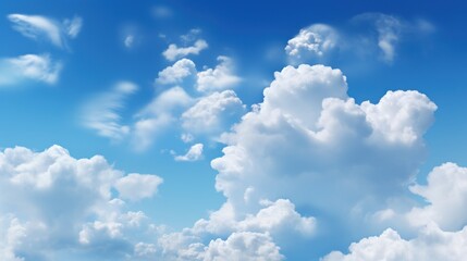 Obraz premium blue sky with clouds